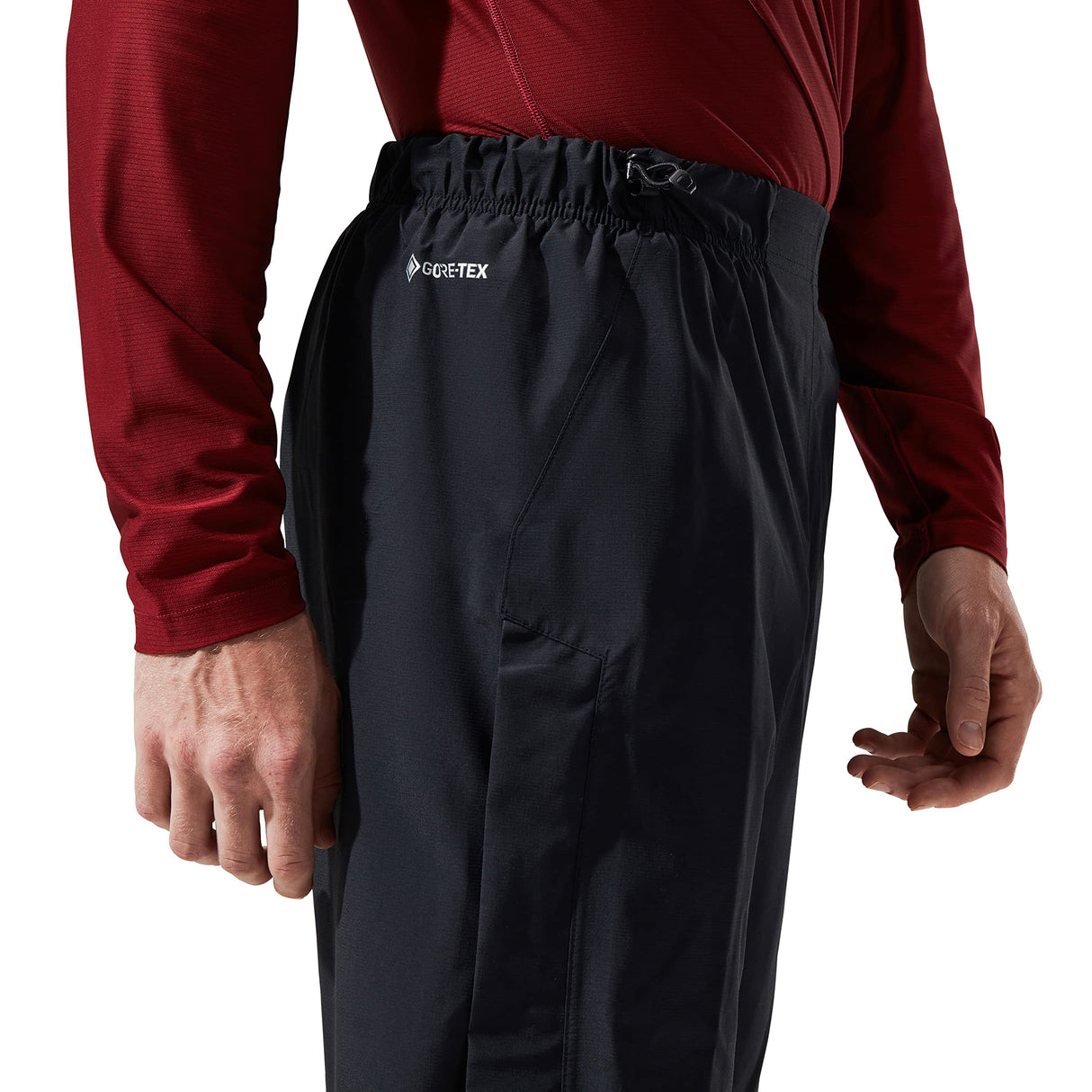 Berghaus 422077BP6 Pantalones para Caminar, Hombre, Black/Black, 3XL