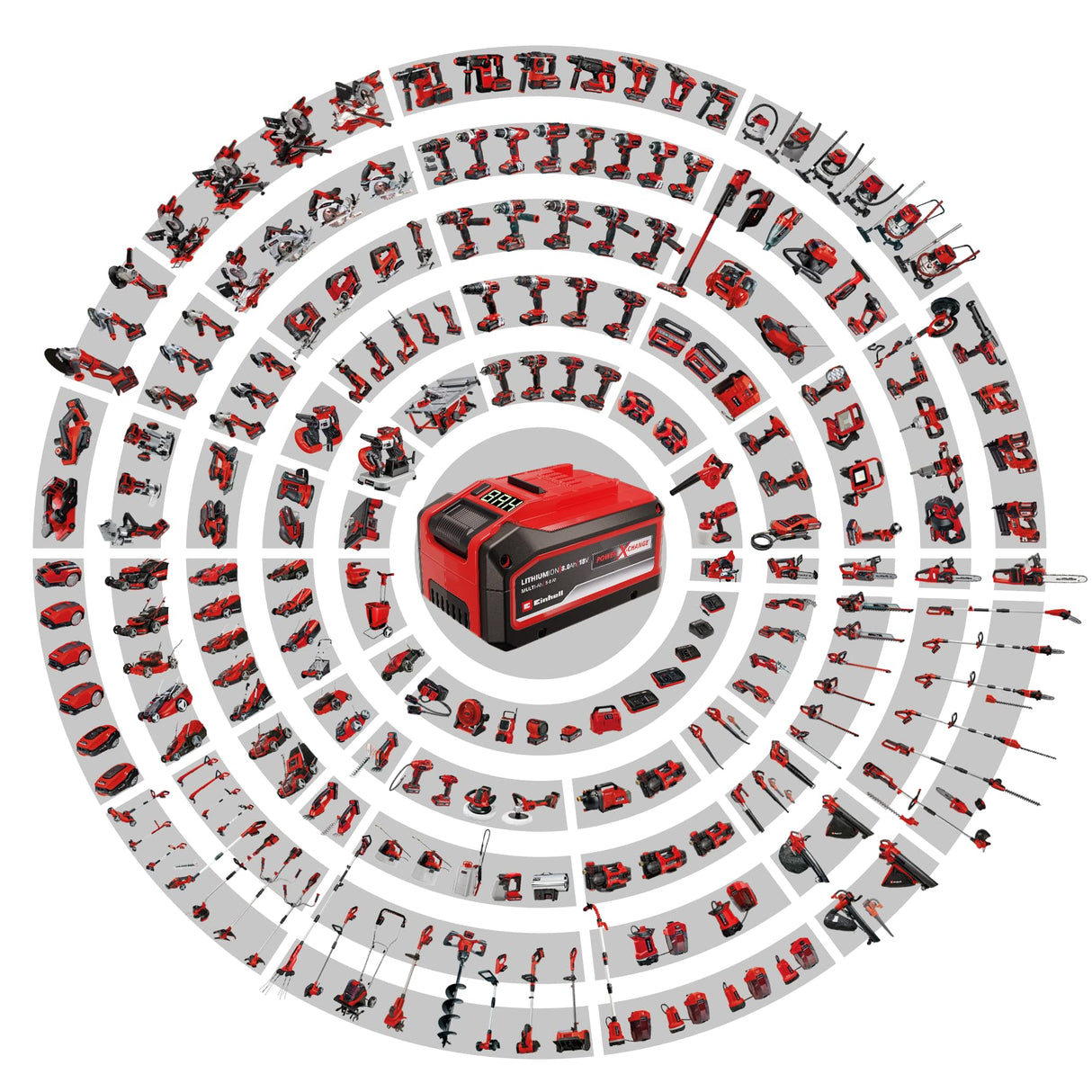 Einhell Amoladora angular con batería AXXIO 36/230 Q Power X-Change (36 V, máx. profundidad de corte 70 mm, 6600 rpm, motor sin escobillas, envío sin batería, cargador sin disco de corte)