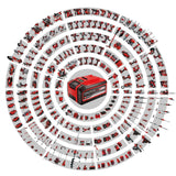Einhell Amoladora angular con batería AXXIO 36/230 Q Power X-Change (36 V, máx. profundidad de corte 70 mm, 6600 rpm, motor sin escobillas, envío sin batería, cargador sin disco de corte)