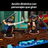 LEGO One Piece Restaurante Flotante Baratie - Maqueta de Barco para Adultos - Decoración Anime con Interior Detallado y 10 Minifiguras Inc. Luffy, Nami y Sanji - Regalo para Fans 75640