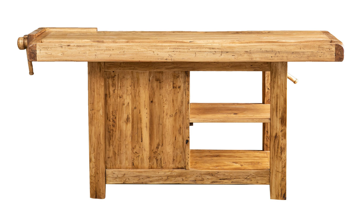 Biscottini 3000005161734 Bancos de Trabajo, Madera, marrón, 184 x 74 x 92 cm