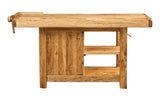 Biscottini 3000005161734 Bancos de Trabajo, Madera, marrón, 184 x 74 x 92 cm