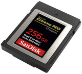 SanDisk 256GB Extreme PRO tarjeta CFexpress Type B Grabación de vídeo RAW 4K + RescuePro Deluxe hasta 1700 MB/s