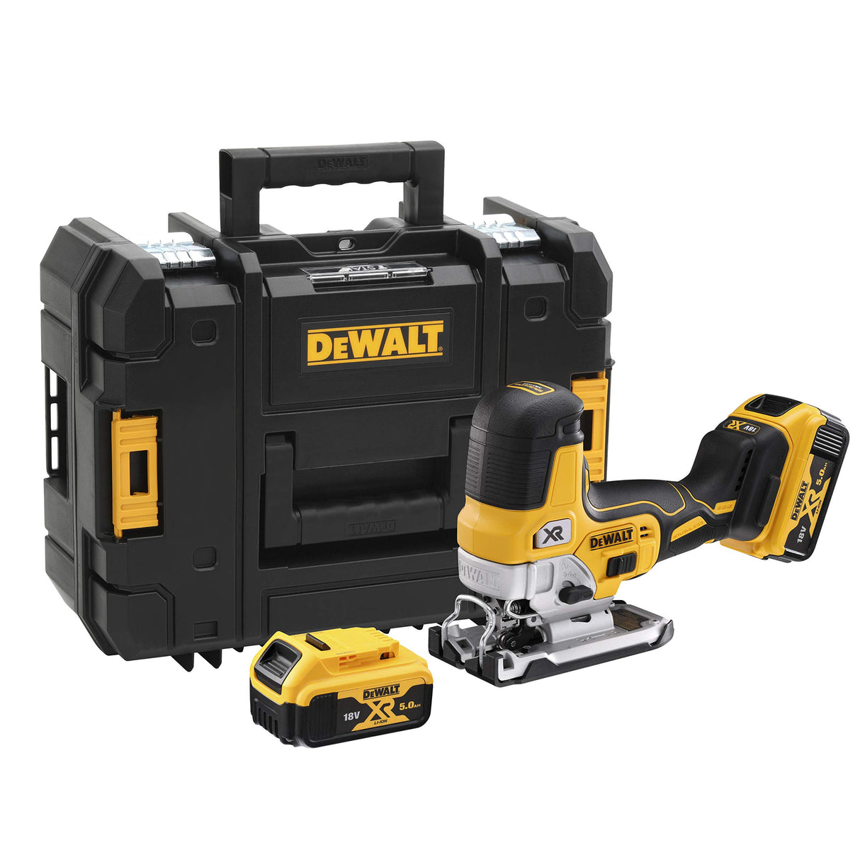 DEWALT Sierra de calar de 18 V, motor Brushles, DCS335P2-QW