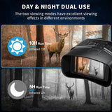 Zstar Dispositivo de visión nocturna Nv4000 4K Prismáticos de visión nocturna de 3 pulgadas de pantalla grande 5X zoom digital infrarrojos gafas de visión nocturna prismáticos infrarrojos para camping