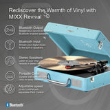 Mixx Audio - Platino de Vinilo portátil BT Revival 55 Stereo - Crema