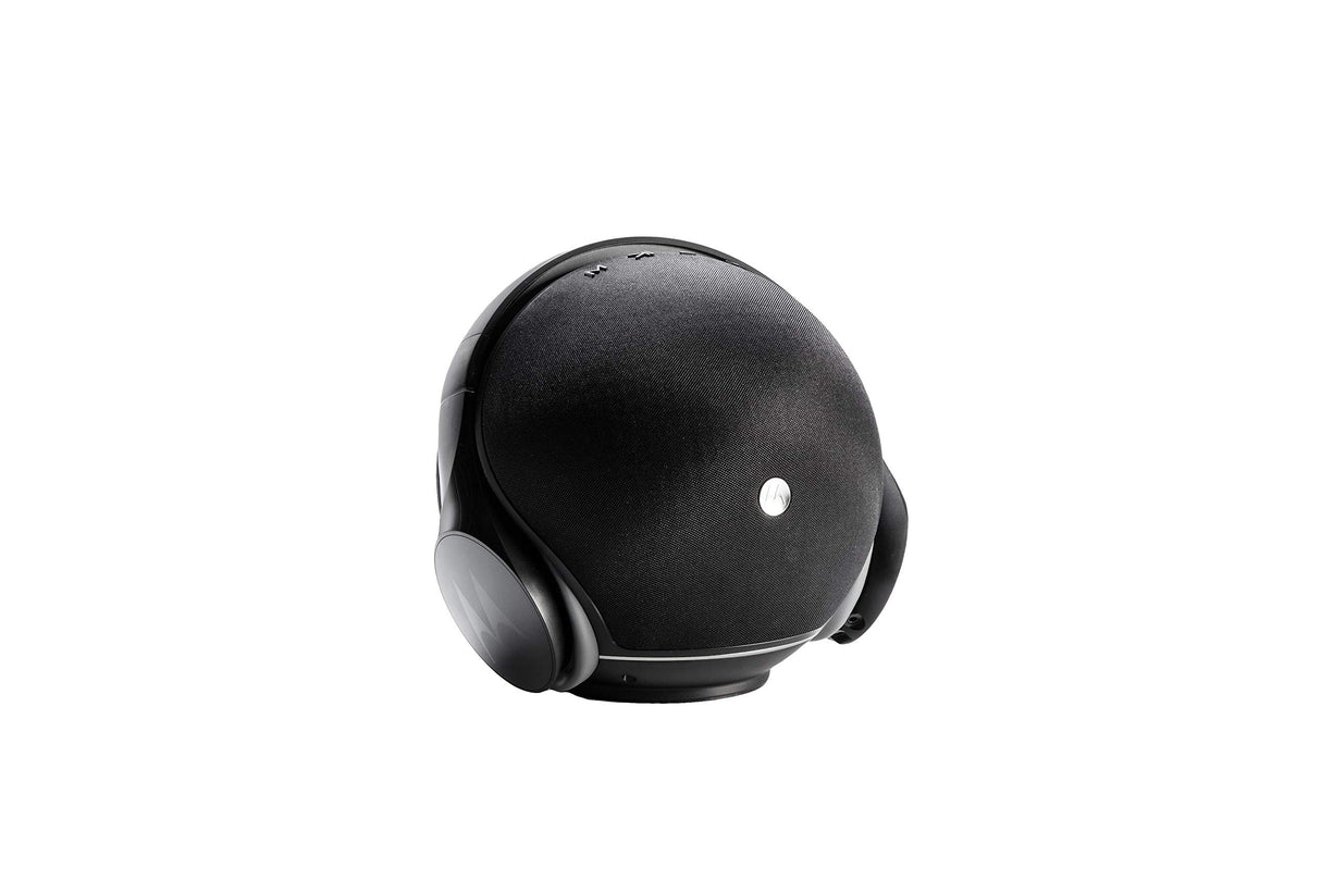 Motorola Sphere SP003 BK, Altavoz Portátil y Auriculares 2 en 1, Inalámbrico, Negro