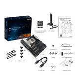 ASUS Pro WS TRX50-SAGE WiFi A, Placa Base AMD, Socket AMD sTR5 para CPU de hasta 96 núcleos, 36 etapas de alimentación, Ranura DDR5 ECC R-DIMM, Tres Ranuras M.2, Tres Ranuras PCIe 5.0, USB-C 20 Gbps