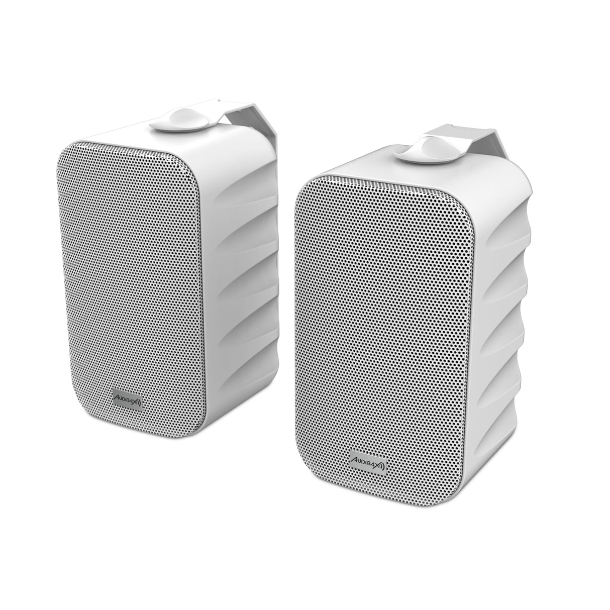 Audibax Delta 52 BT White Pareja de Altavoces Bluetooth – Altavoces Activos de Alto Rendimiento para Pared – Compatible con Bluetooth - Alto Rango de Frecuencia (80Hz-20kHz) - Sonido Envolvente