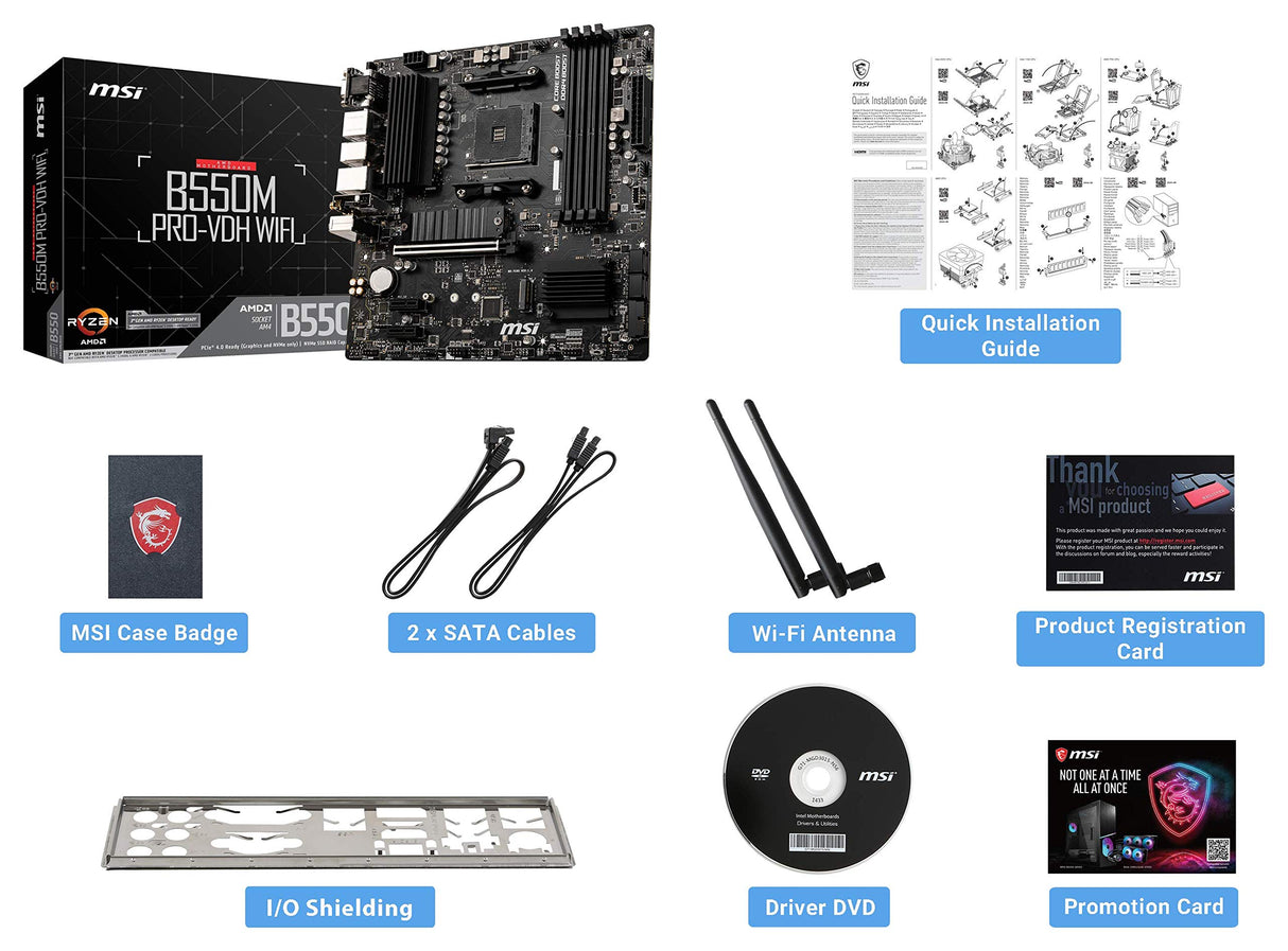 MSI mag B550M Pro-VDH WiFi