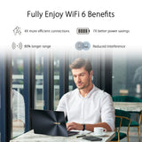 ASUS USB-AX56 - Adaptador Wi-Fi AX1800 USB de doble banda, color negro