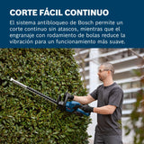 Bosch Professional 18V System cortasetos a batería GHE 18V-50 (capacidad de corte de 20 mm, hoja de 50 cm, motor Brushless sin escobillas, diseño ergonómico, sin batería)