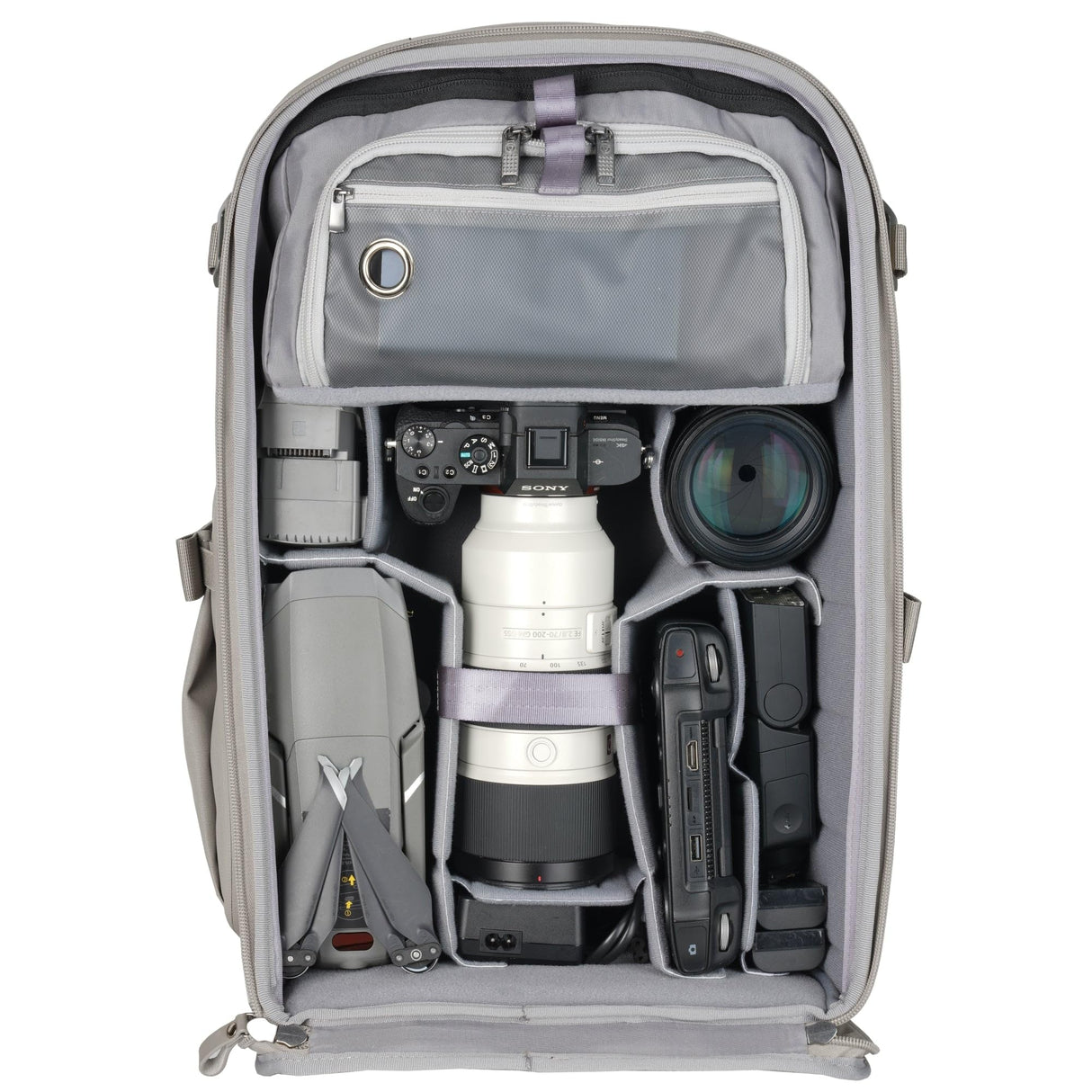 VANGUARD Veo Metro B30L CM - Mochila fotográfica para cámara objetivos, portátil de 16 y tablet, crema