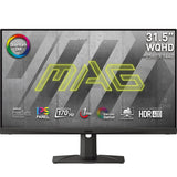 MSI MAG321QR QD - Monitor Gaming Plano 31.5", IPS, WQHD (2560x1440, 16:9, G-SYNC Compatible, Quantum Dot, Console mode FHD a 120Hz)