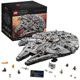 LEGO Star Wars Millennium Falcon, Maqueta de Construcción para Adultos de la Nave Estelar de Han Solo con Mini Figuras Chewbacca, Leia y C-3PO, Regalo Coleccionable para Hombres, Mujeres y Fans 75192