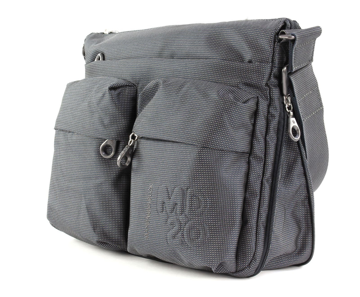Mandarina Duck MD 20 P10QMTX6, Bolso Bandolera para Mujer, Steel, 32x28x10 (L x H x W)