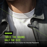 Shure MoveMic One - Pro Direct to Phone Micrófono inalámbrico Lavalier para iPhone y Android, Bluetooth Mini Mic, Carga de 24 horas, Configuración rápida, IPX4, Compact & Portable Clip Lav (MV-ONE-Z6)