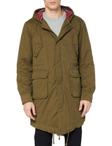 Merc of London Tobias Parka Abrigo, Vert (Combat Green), L para Hombre