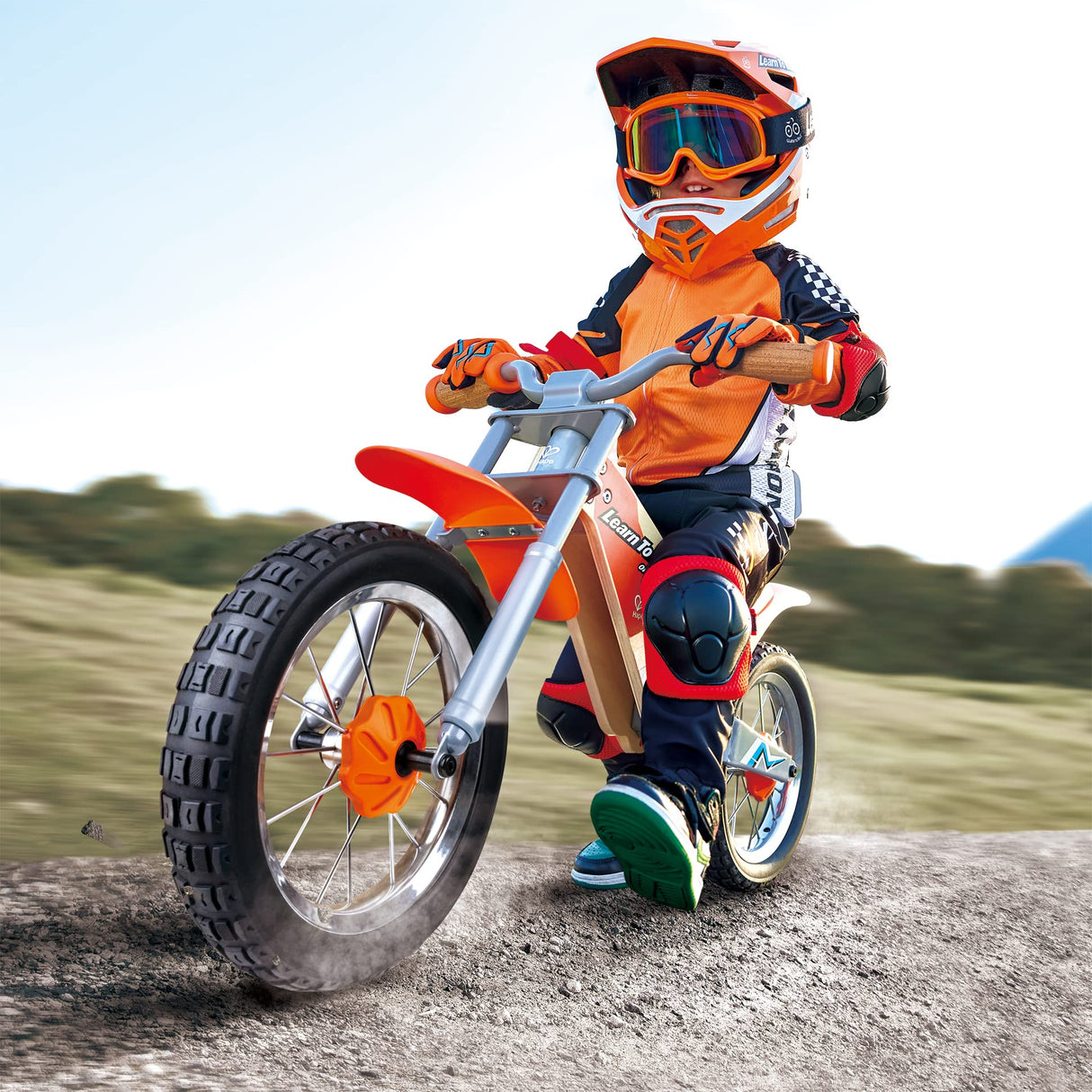 Hape Cross Balance Bike Bicicleta de Aprendizaje, Niños, Multicolor