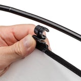 Manfrotto HaloCompact Plus Diffuser 98 cm / 38 pulg. Difusor Circular 2 Stop - Tecnología RapidExoframe, Bastidor de Aluminio Colapsable - LL LR3333, Plata/Blanco