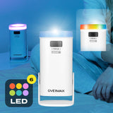 OVERMAX MULTIPIC Veer Mini Proyector 4K FullHD, Corrección Keystone, Imagen hasta 200", Wi-Fi Bluetooth, 2000 Lúmenes 120 ANSI, Proyector de Estrellas, Mando a Distancia, Android, Cine en Casa