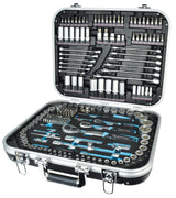Brüder Mannesmann Quantool Q25000 - Juego de llaves de vaso (1/4", 3/8" y 1/2", 227 piezas)