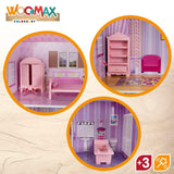 WOOMAX - Casa de muñecas de Madera (ColorBaby 85293)