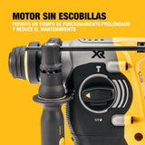 DEWALT Taladro Percutor SDS-Plus sin escobillas XR 18V de 24 mm con 2 baterías de 5Ah, cargador multi-voltaje XR y caja de herramientas resistente TSTAK, DCH273P2T-QW.