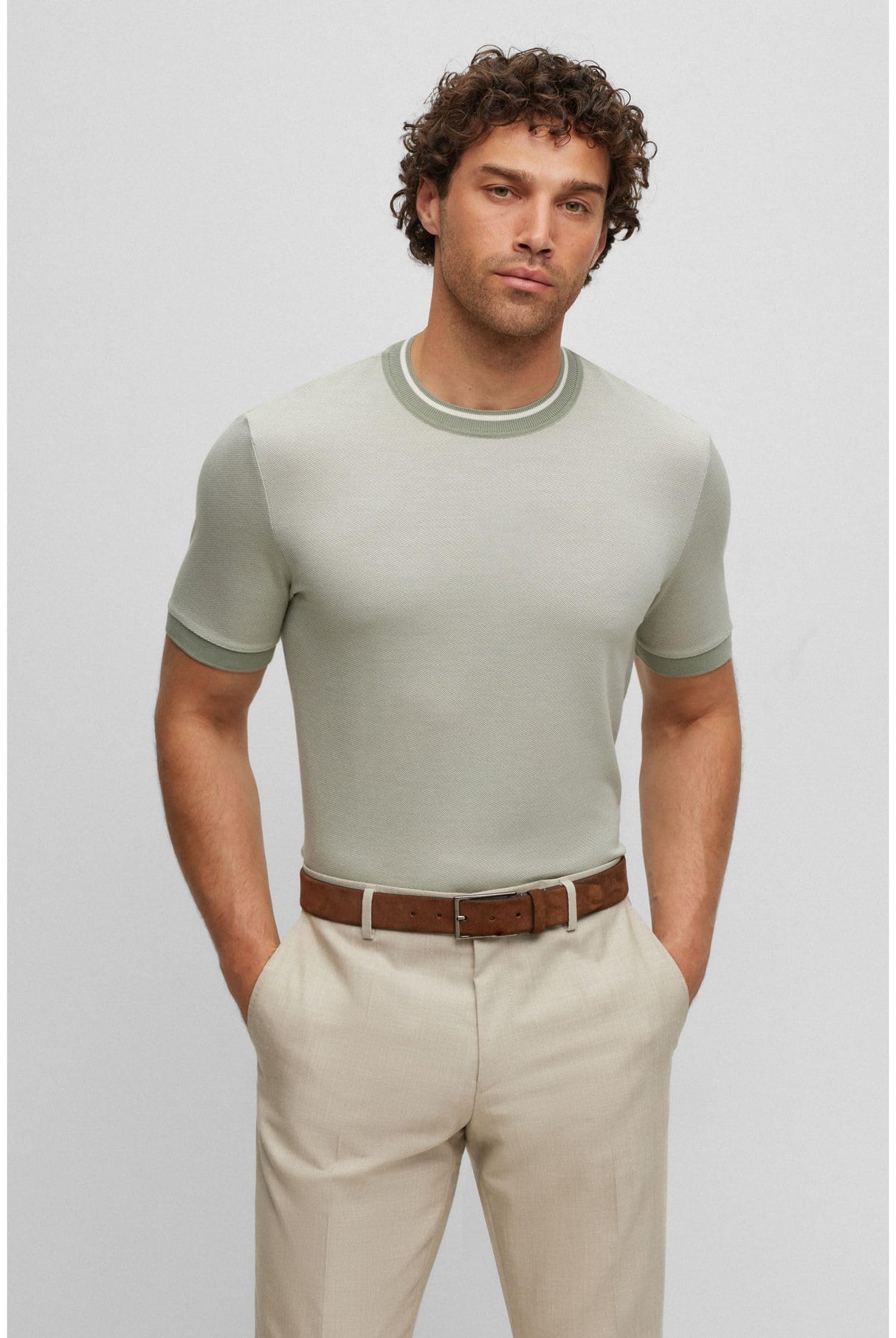 BOSS Calindo_Sz35_SD Cinturón, Marrón (Rust Copper 220), 105 para Hombre