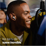 JBL Live Flex 3 Auriculares inalámbricos de botón True Wireless con cancelación de ruido adaptable, hasta 50 horas de reproducción, Bluetooth, audio de alta resolución, azul