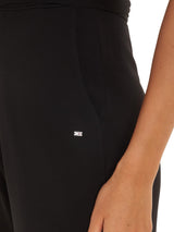 Tommy Hilfiger Mono Jumpsuit para Mujer Wrap Detail sin Mangas, Negro (Black), XL