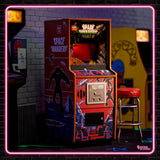 Quarter Arcades Oficial Space Invaders Parte II 1/4 Tamaño Mini Arcade Gabinete de Numskull - Replica Retro Arcade Game Machine - Micro Retro Console