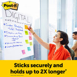 Post-it Super Sticky Bloc De Pared 566, Blanco, 58.4 cm x 50.8 cm, 20 Hojas/Bloc, 2 Blocs/Paquete, 100% PEFC, SGSCH-PEFC-COC-110078