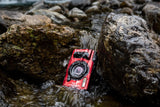 OM System Tough TG-7 Cámara subacuática roja, Impermeable, a Prueba de congelación, Alta resolución Brillante, Video 4K 44x Macro Disparo