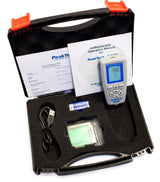PeakTech, P 5220 Medidor profesional de espesor de revestimientos/medidor ultrasónico de espesor de revestimientos con USB para pintura de automóviles, metales (Fe y no Fe) como zinc