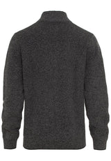 camel active 409525/8K28 Suéter cárdigan, Gris Grafito, XL para Hombre