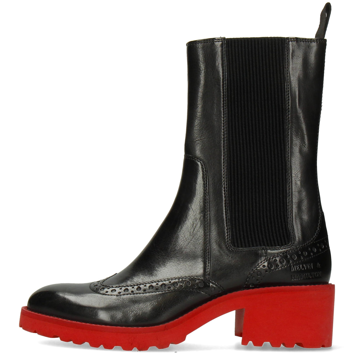 Melvin & Hamilton Abigail 2, Botas Cortas al Tobillo Mujer, Negro, 36 EU