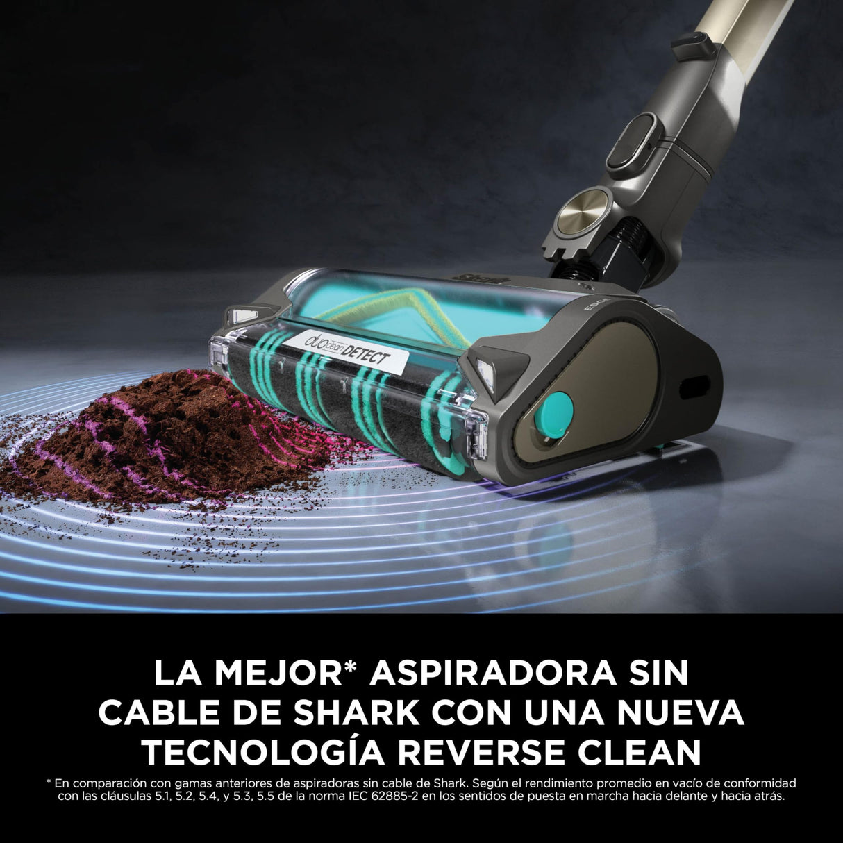 Shark PowerDetect Clean & Empty, 0.7 Liters, French Gold