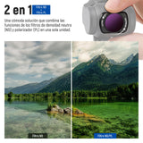 NEEWER Juego de 16 Filtros para Pocket 3, ND8 ND16 ND32 ND64 ND128 ND256 ND1000 ND8/PL ND16/PL ND32/PL ND64/PL Difusión Negra 1/4 1/8 Contaminación Luz UV CPL Compatible con DJI Osmo Pocket 3, FL-B06