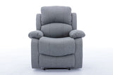 Astan Hogar AH-AR30900GR Ramón - Sillón Relax con Reclinación Manual (Sistema Pared Cero), Masaje Y Termoterapia, Gris