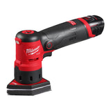 Milwaukee - Lijadora excéntrica inalámbrica M12 FUEL FDSS-422X con bandeja de lijado en forma de penta, 12 V, 4 Ah