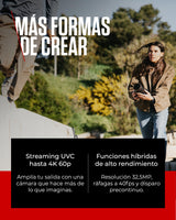 Canon EOS R6 V Cámara Mirrorless Compacta Full Frame | Vídeo 7K Raw, Estabilización Imagen y Open Gate Recording | Creación Contenido, Vlogging, Viajes | Compatible Objetivos RF