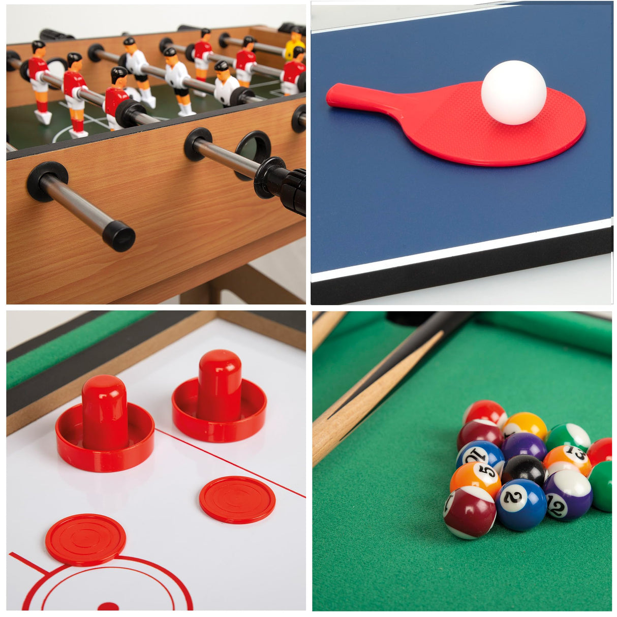 ColorBaby CB Games - Mesa multijuegos 4 en 1 con Patas (85328)