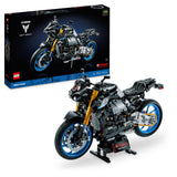 LEGO 42159 Technic Yamaha MT-10 SP, Kit de Maqueta de Moto para Adultos, Reproducción Auténtica con Motor de 4 Cilindros, Dirección Funcional y App AR, Vehículo Regalo para Hombres y Mujeres