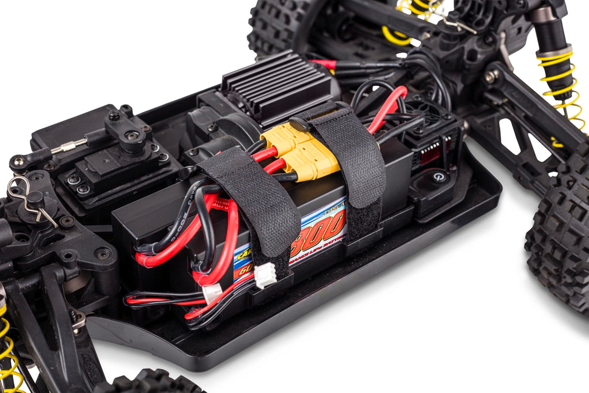 Carson 500409082 1:8 Akuma Buggy 4WD 100% RTR Verde - Coche teledirigido, Off-Road, vehículo RC, Coche RC 70 km/h, Buggy teledirigido