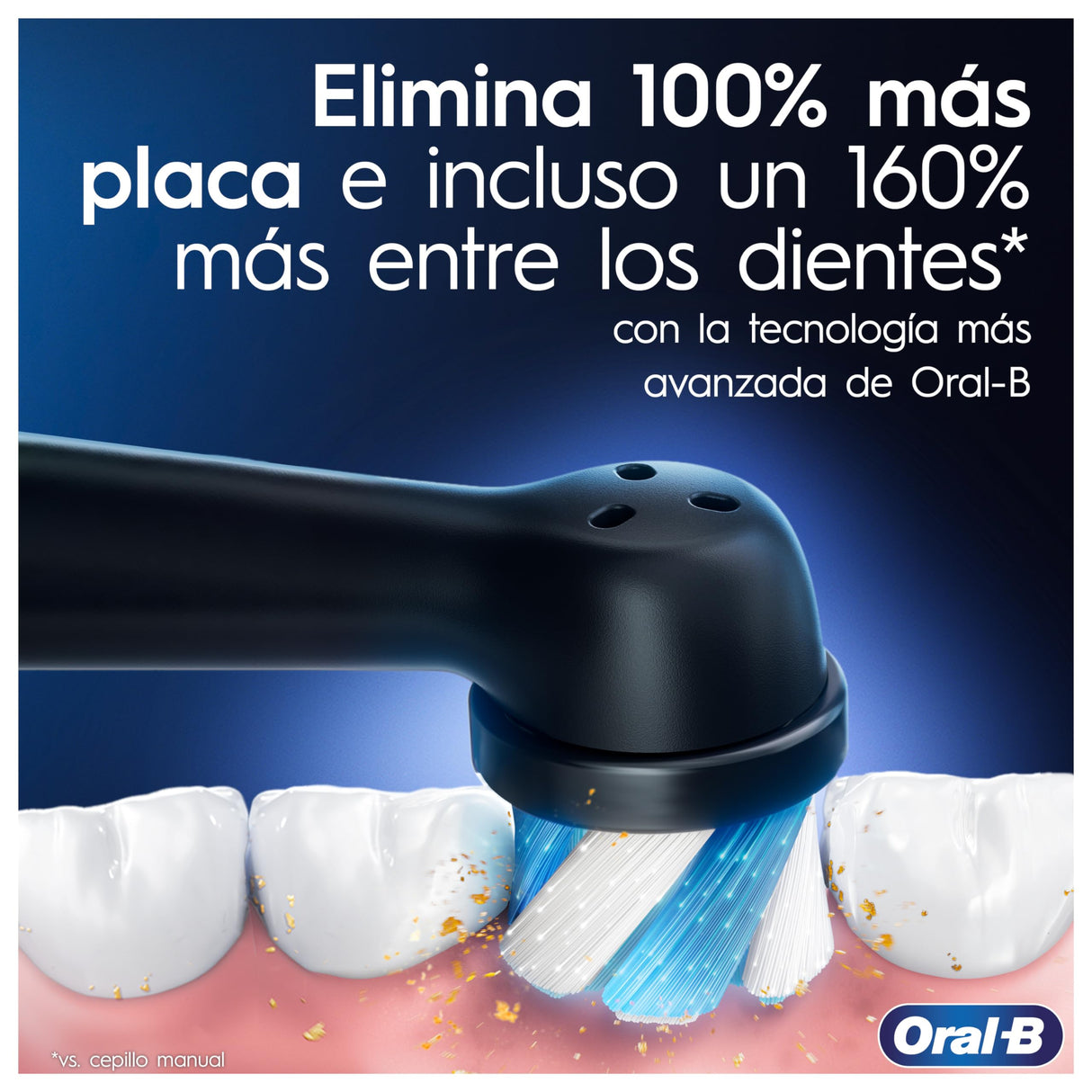 Oral-B iO 5 Cepillo de Dientes Eléctrico Negro Recargable, 1 Cabezal y Estuche De Viaje, 1 Portarrecambios, 5 Modos De Cepillado Con Blanqueamiento Dental, Sensor De Presión, Diseñado por Braun