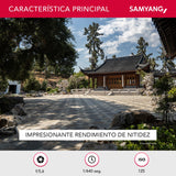 Samyan gAF F2.0 E + estación de Lente para Sony E – Autofocus APS-C de Gran Angular para Sony E Mount APSC, Color Negro