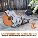 Evolution Power Tools - Sierra para hormigón de 300 mm R300DCT+ motor de 2400 W, sin gasolina, corte de 115 mm, incl. hoja de diamante prémium, tronzadora