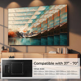 Maclean Soporte de Pared Eléctrico para TV de 37-70" | Altura Ajustable con Mando a Distancia | para Montaje sobre la Chimenea | Máx. VESA 600x400 | hasta 35 kg | MC-891