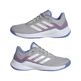 adidas Novaflight Volleyball Shoes, Zapatos Mujer, Grey Two/Cloud White/Silver Dawn, 42 EU